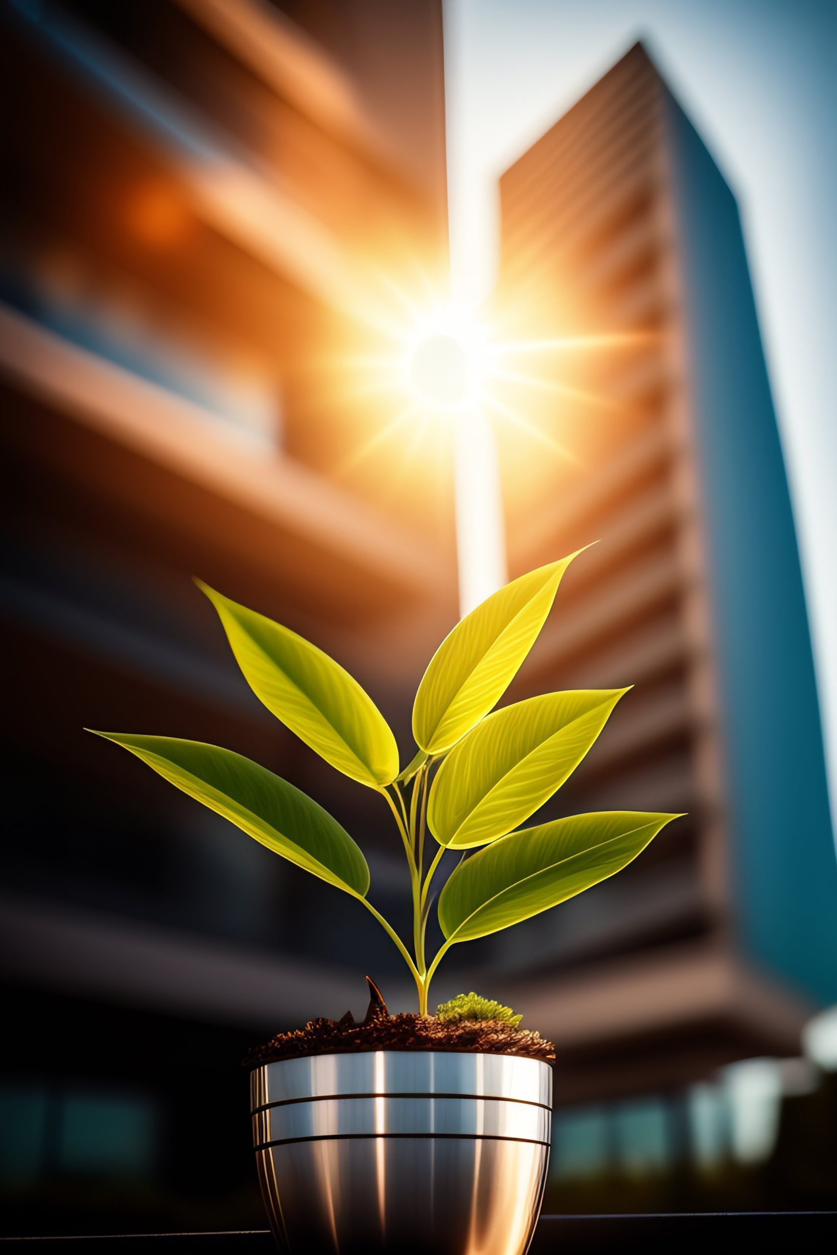 plant-with-green-leaves-is-growing-background-building